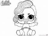 Lol Coloring Pages Lil Pearl Printable Baby Kids Doll Bettercoloring Surprise Adults Leading sketch template