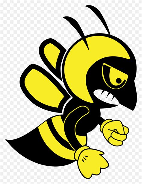 bee black  white angry bee clipart flyclipart