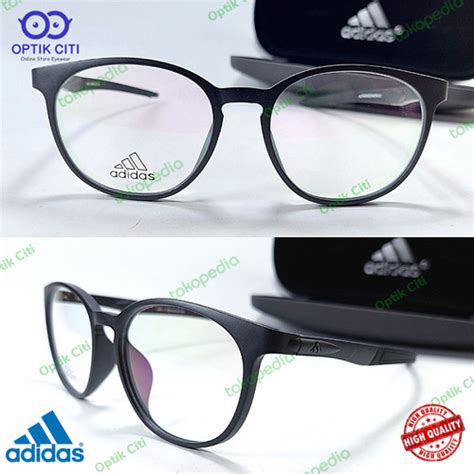 Jual Frame Kacamata Pria Bulat Sporty Adidas 6058 Ada Pegas Grade