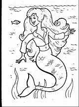 Mermaid Dolphin Coloring Pages Kids Color Printable Mermaids Filled Fun Bug Getdrawings Getcolorings Library Clipart Print sketch template