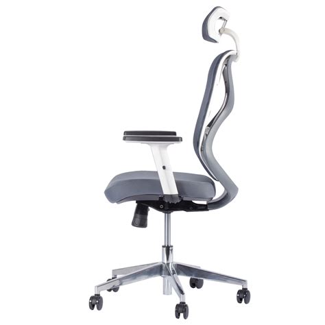 ergonomische bureaustoel ergo  grijswit dealsday