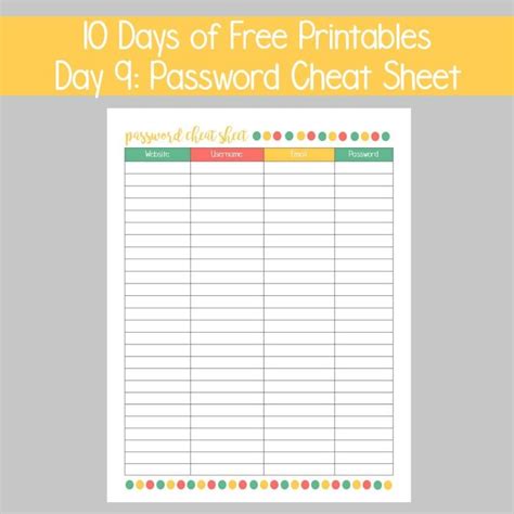 day    days   printables  post   ready