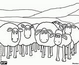 Sheep Shaun Flock Coloring Pages Its Designlooter 86kb 250px sketch template