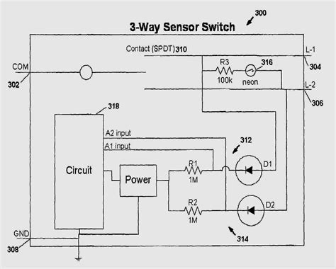 circuit diagram  motion sensor light switch