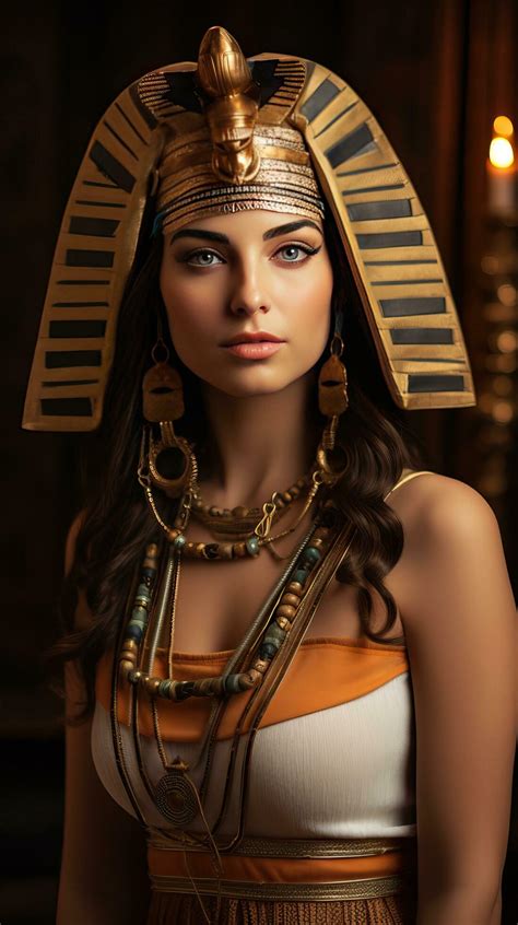 Beautiful Woman Like Queen Of Egypt Cleopatra Generative Ai 30557399