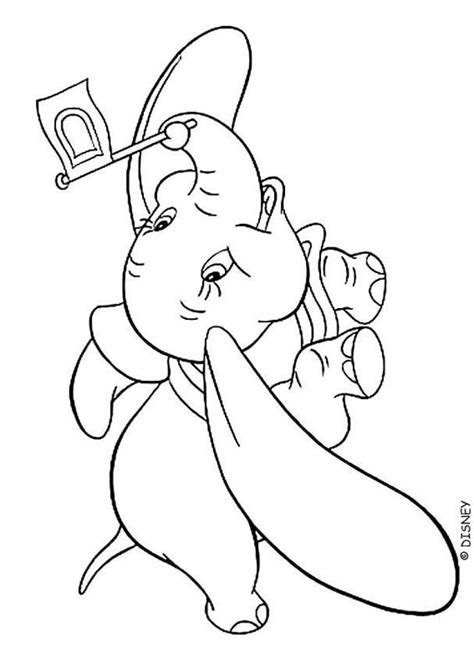 printable images  dumbo  elephant disney coloring pages