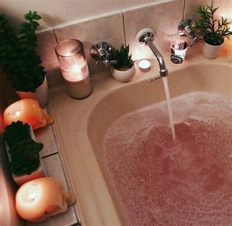 pin by oberllisha on pink candlelit bubble bath bath aesthetic