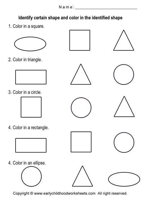basic shapes worksheets  kids shapes worksheets shapes worksheet