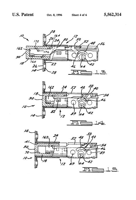 patent  door latch assembly  backset adjustment google patents