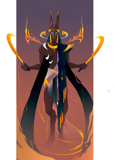 Anubis ~ Egyptian Gods By Yliade On Deviantart In 2020