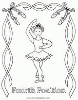 Ballerina Kristyn sketch template