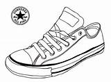 Converse Coloring Shoes Pages Sneaker Highly Detailed sketch template