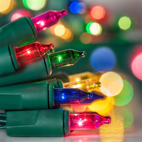 battery operated christmas lights  multicolor battery powered mini christmas lights green wire