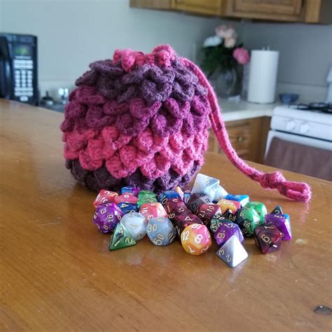crochet pattern dice bag ava crochet