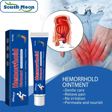 south moon herbal hemorrhoid ointment internal and external mixed