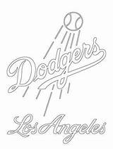 Dodgers sketch template