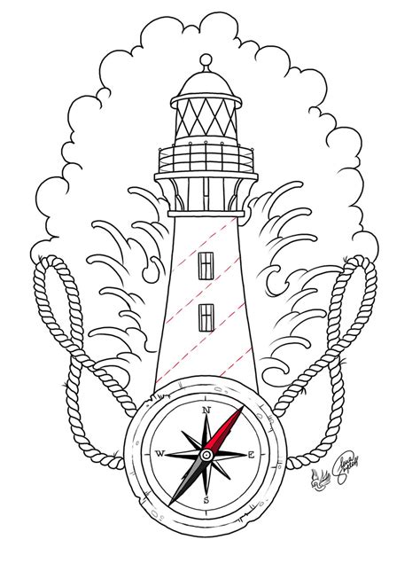 lighthouse drawing simple  getdrawings