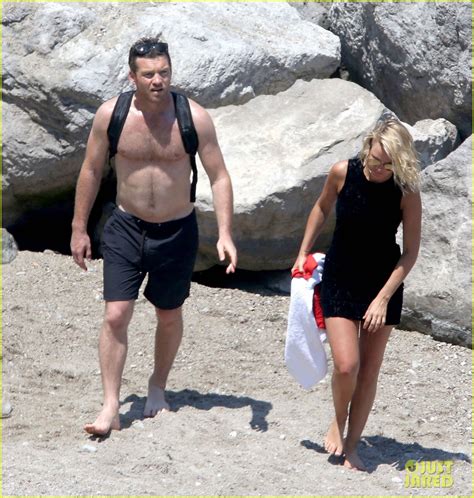 Sam Worthington And Lara Bingle Show Off Their Beach Bodies While