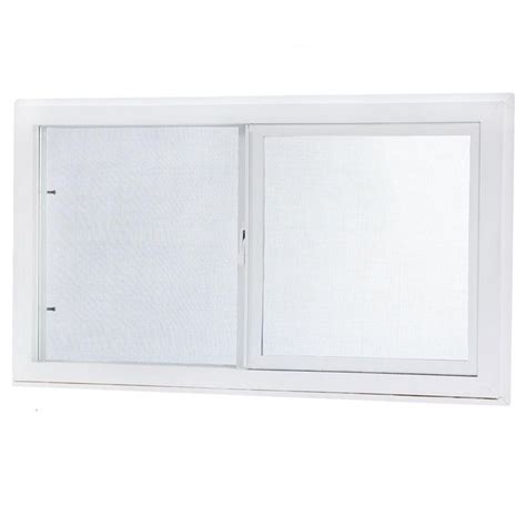 tafco windows      left hand single sliding vinyl window  dual pane