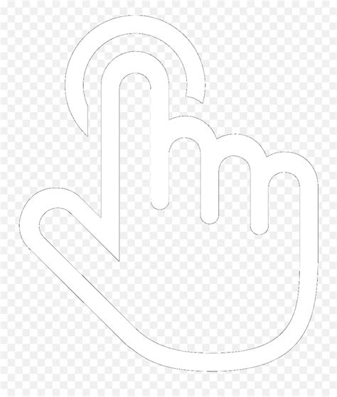 hand click icon click white icon pngclick icon png  transparent png images pngaaacom