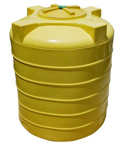 buy supreme yellow plastic water tank  ltr    price  india snapdeal