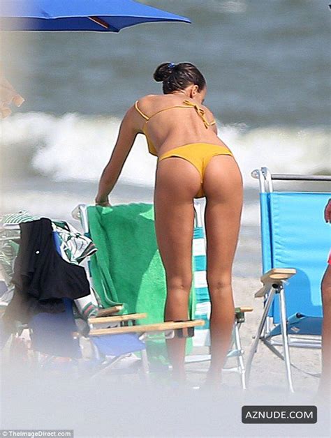 Irina Shayk In A Bikini On Beach In New Jersey Aznude