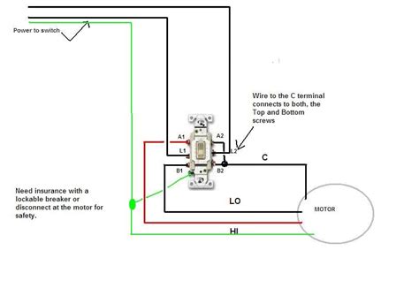 amp double pole circuit diagram