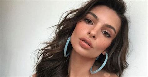 emily ratajkowski boldly bares her nipples on instgram wearing nothing but a see through mac
