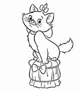 Coloring Aristocats Cat Pages Kids Scary Adults Cartoon Getcolorings Print Simple Color Printable Getdrawings Scared Colorings sketch template