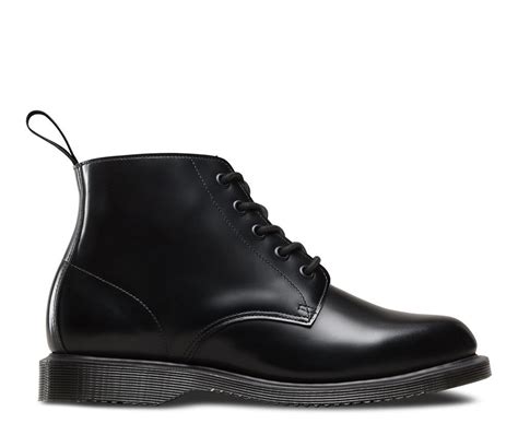 dr martens emmeline smooth leather lace  ankle boots boots  martens black dr martens