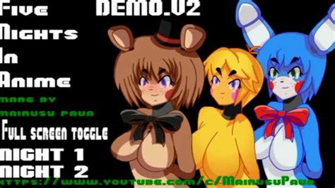 Five Nights At Anime Los Sexys Jump Scare De Foxy Chica