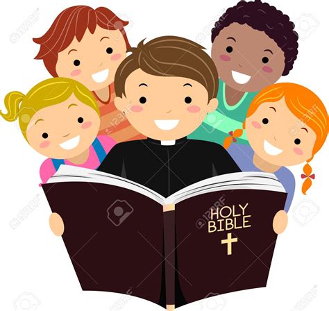 child reading bible clipart   cliparts  images