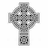 Gaelic Cornish Crosses Tocolor Knot Wings sketch template