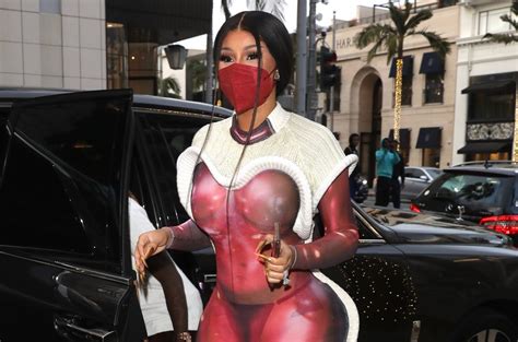 cardi b naked shopping in la 15 photos video the