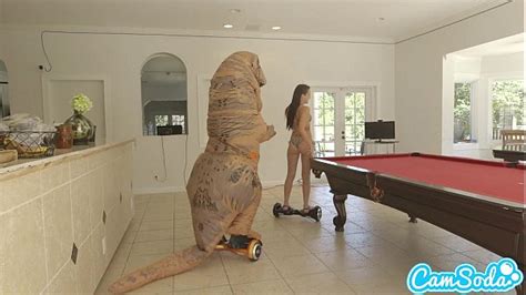 teen latina step sister chased by lesbian loving trex on a hoverboard then fucke xvideos