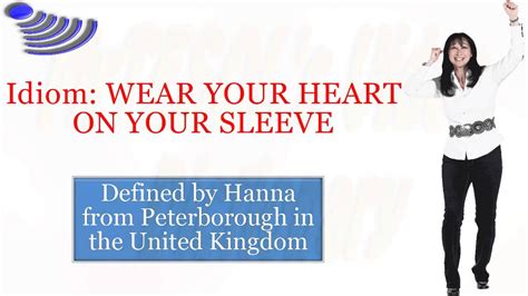 Idiom Wear Your Heart On Your Sleeve Youtube