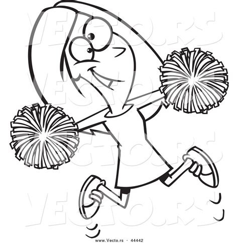 cheerleader drawing free download on clipartmag