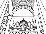 Mosque Getdrawings sketch template
