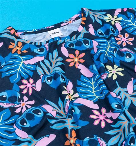 Women S Lilo And Stitch All Over Print Palm Trees Hawaiian