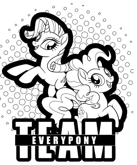 pony   coloring pages youloveitcom