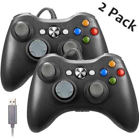 luxmo wired xbox  controller gamepad joystick compatible  xbox  pc windows