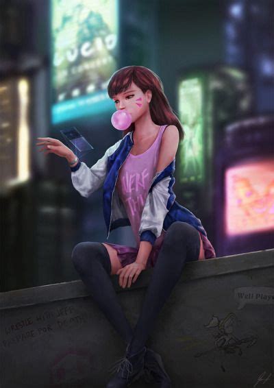 Overbutts Overwatch Casual D Va By Cheesewoo Sign Of A Dream
