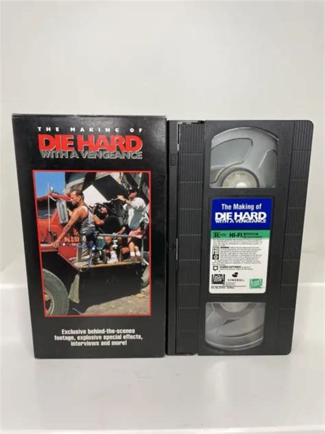 The Making Of Die Hard With A Vengeance Vhs Video Tape Fox Bruce Willis