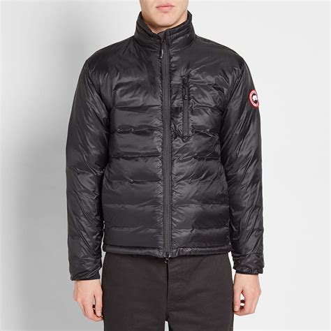 canada goose lodge jacket black and graphite