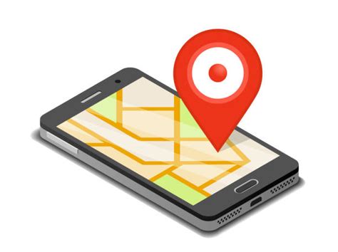 gps tracking illustrations royalty  vector graphics clip