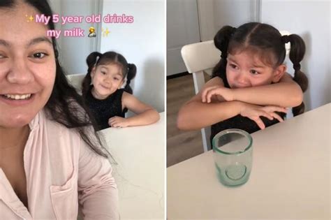 Watch 5 Year Old Gag As She Drinks Moms Breast Milk Yucky