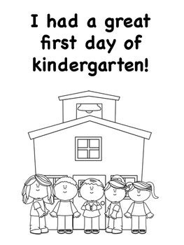 day kindergarten coloring pages   ps prek pups tpt