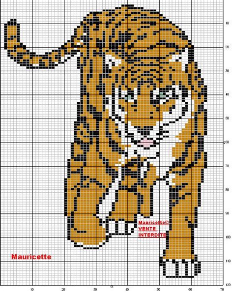 tiger cross stitch images  pinterest crossstitch