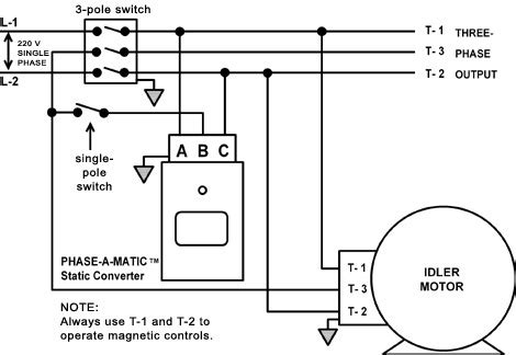 single phase wiring diagram