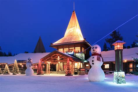 magical trip  lapland  visit  home  father christmas